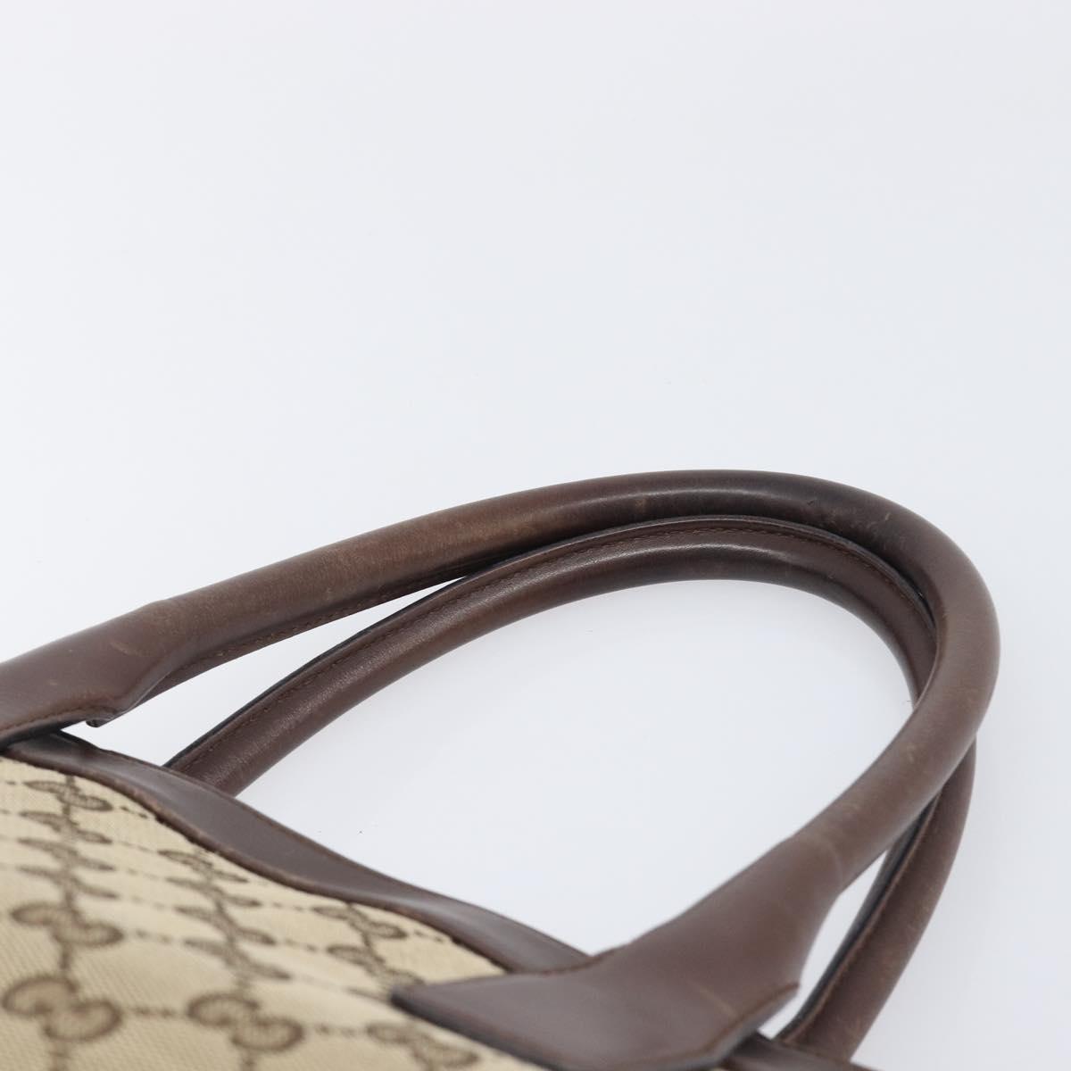 Gucci Monogram Canvas and Leather Tote