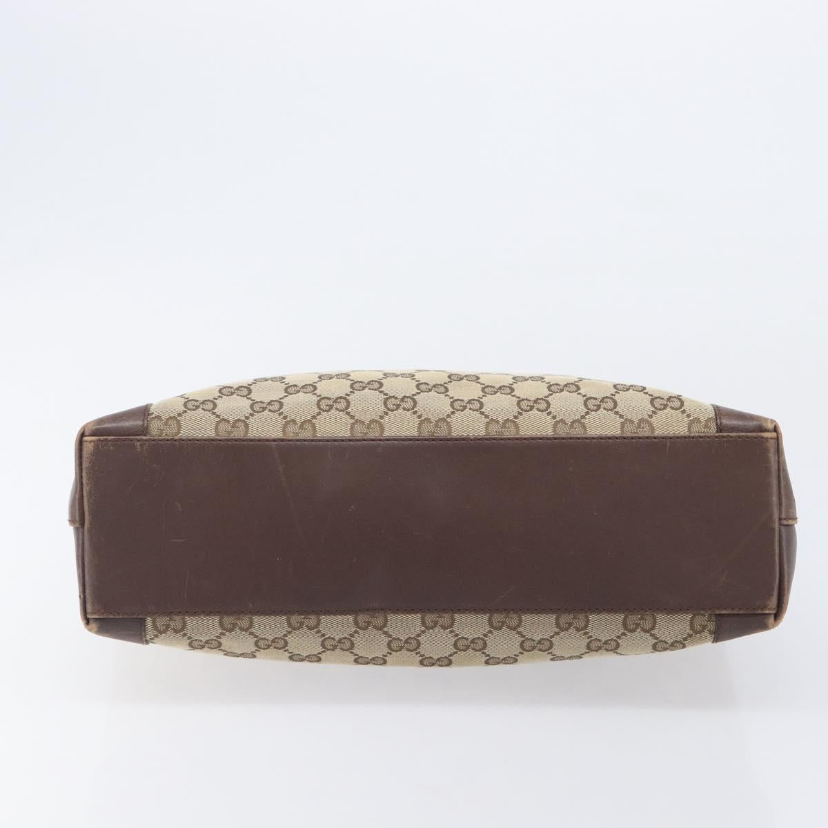 Gucci Monogram Canvas and Leather Tote