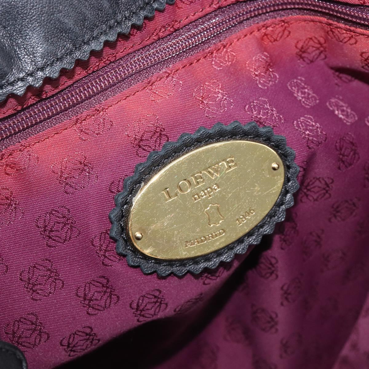 Loewe Black Leather Tote