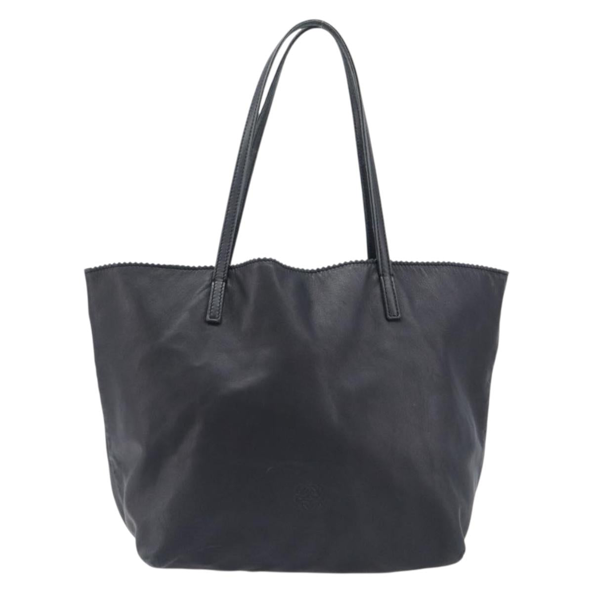 Loewe Black Leather Tote