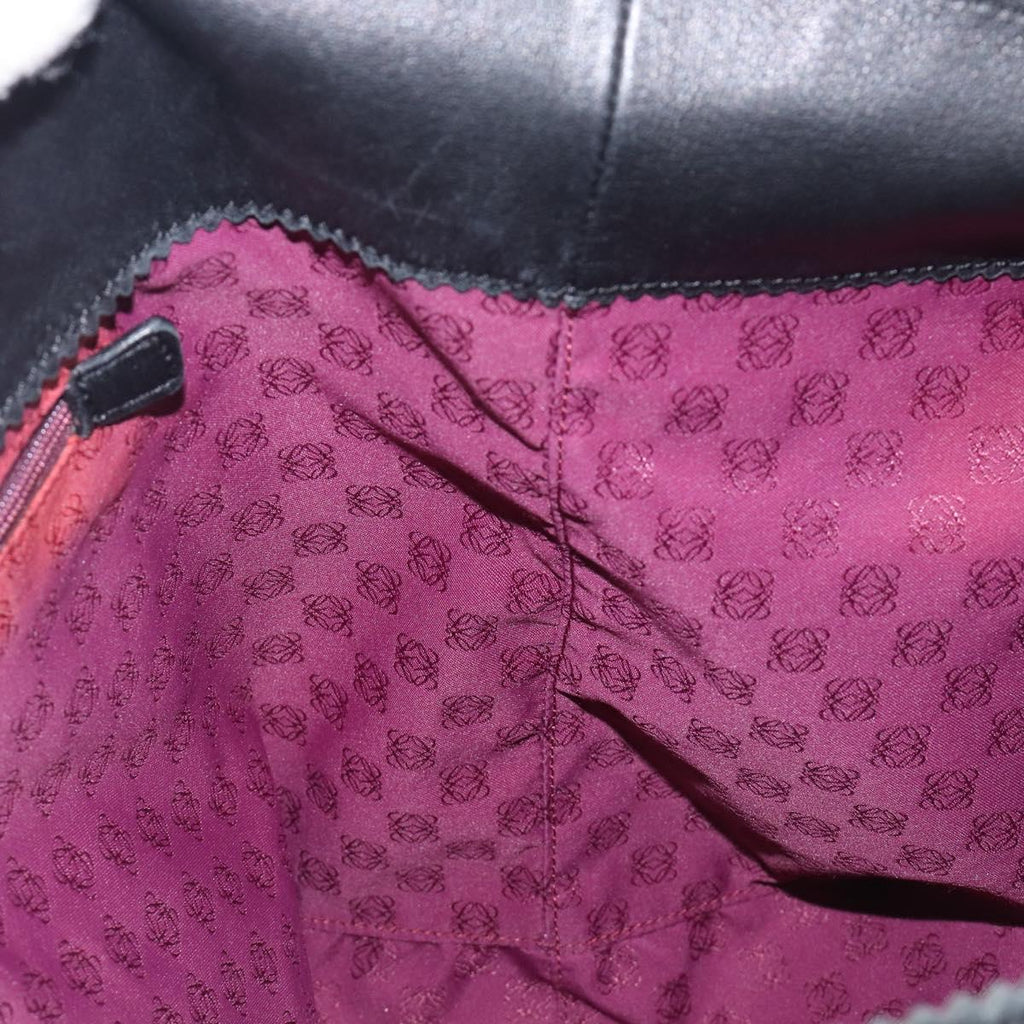 Loewe Black Leather Tote