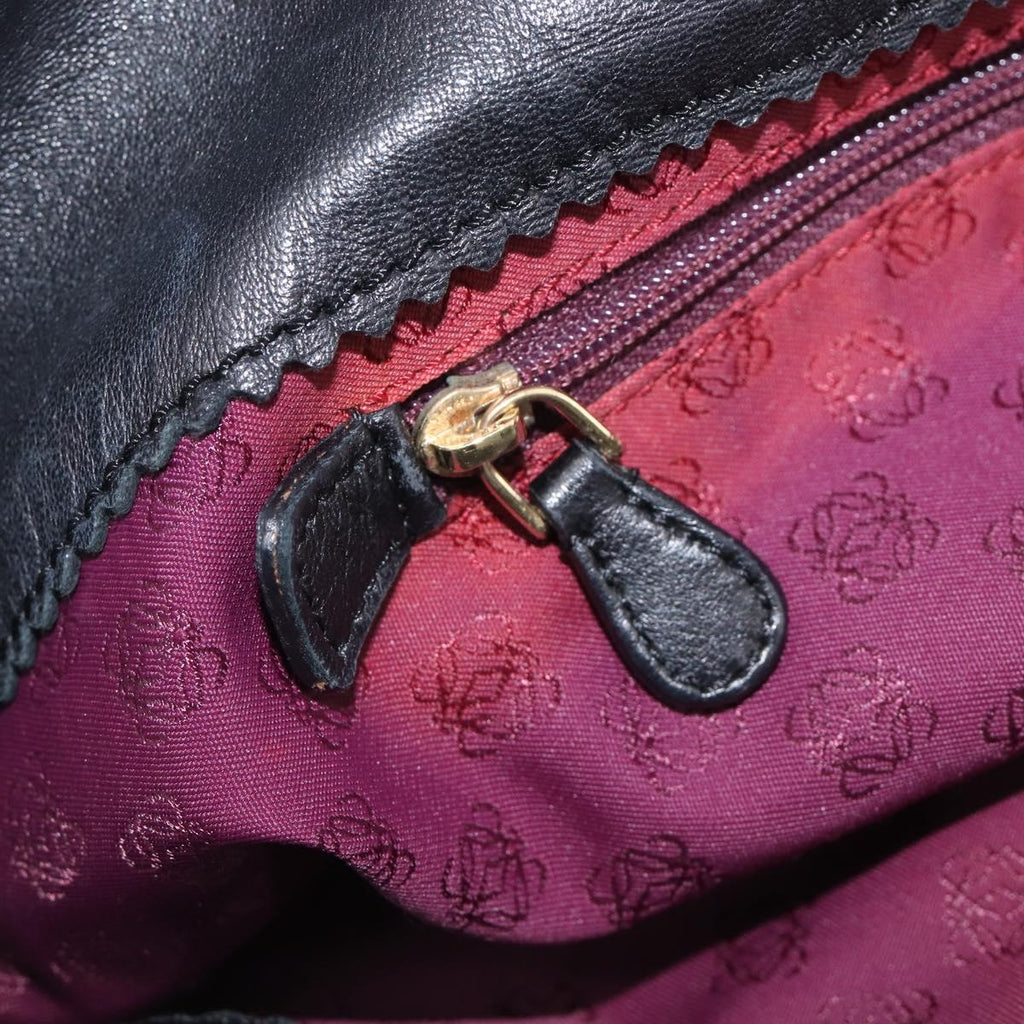 Loewe Black Leather Tote