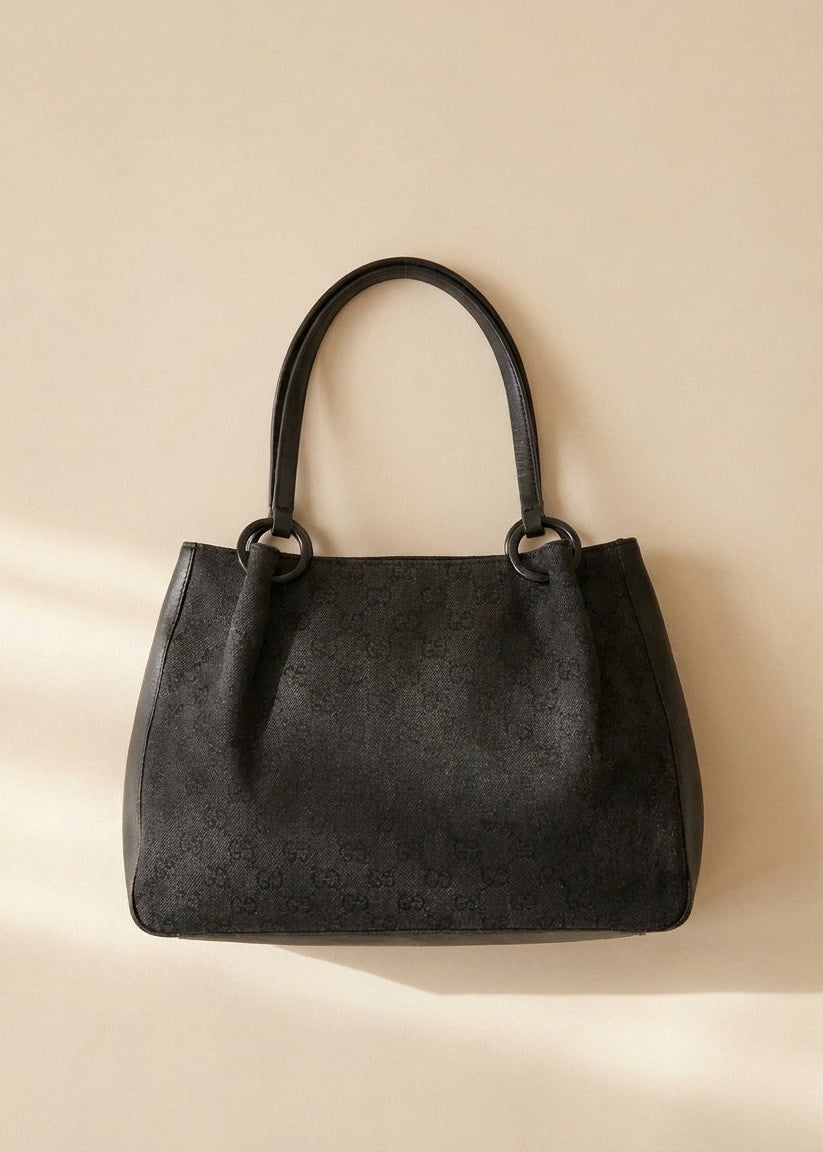 Gucci Grey Monogram Tote