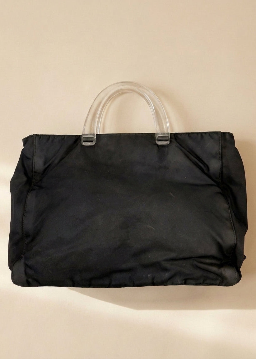 Prada Black Nylon Handbag