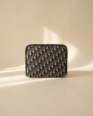 Dior Navy Monogram Rectangle Clutch