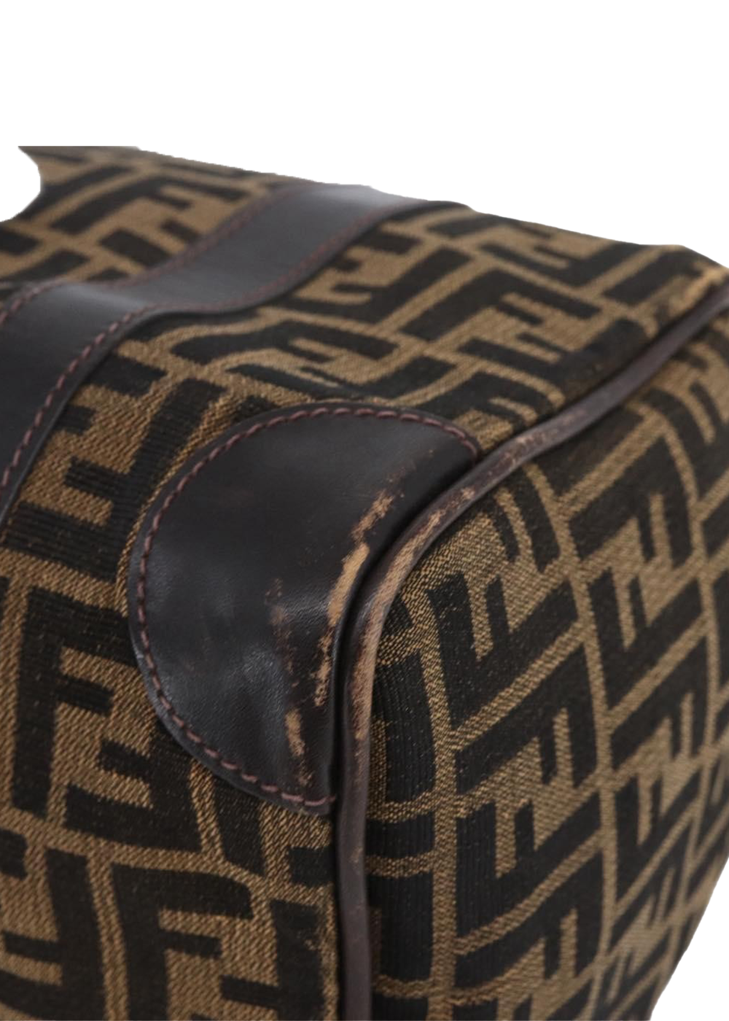 Fendi Zucca Boston Bag