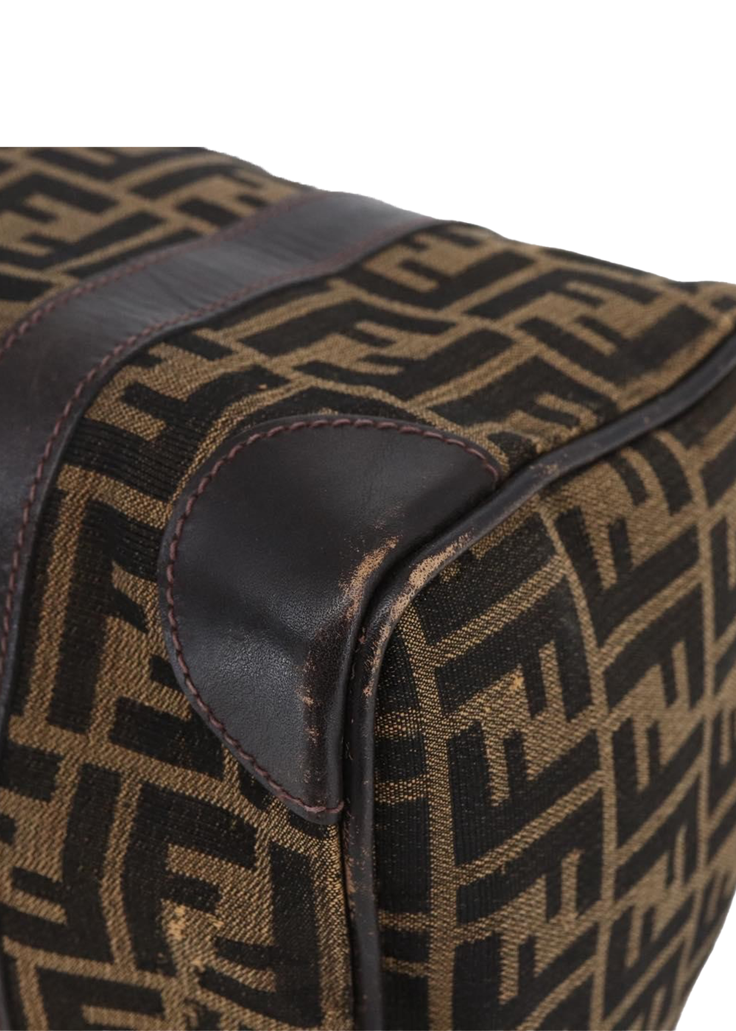 Fendi Zucca Boston Bag