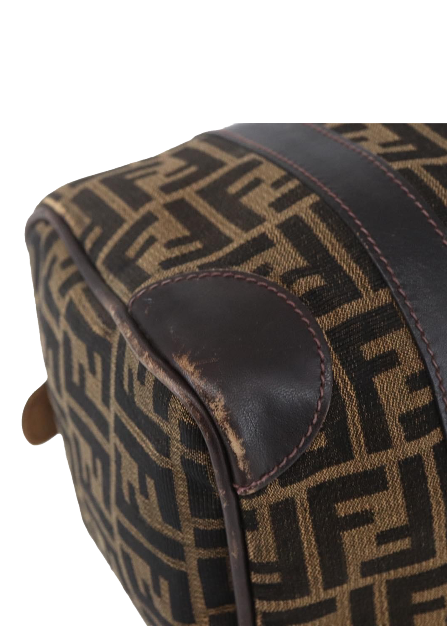 Fendi Zucca Boston Bag