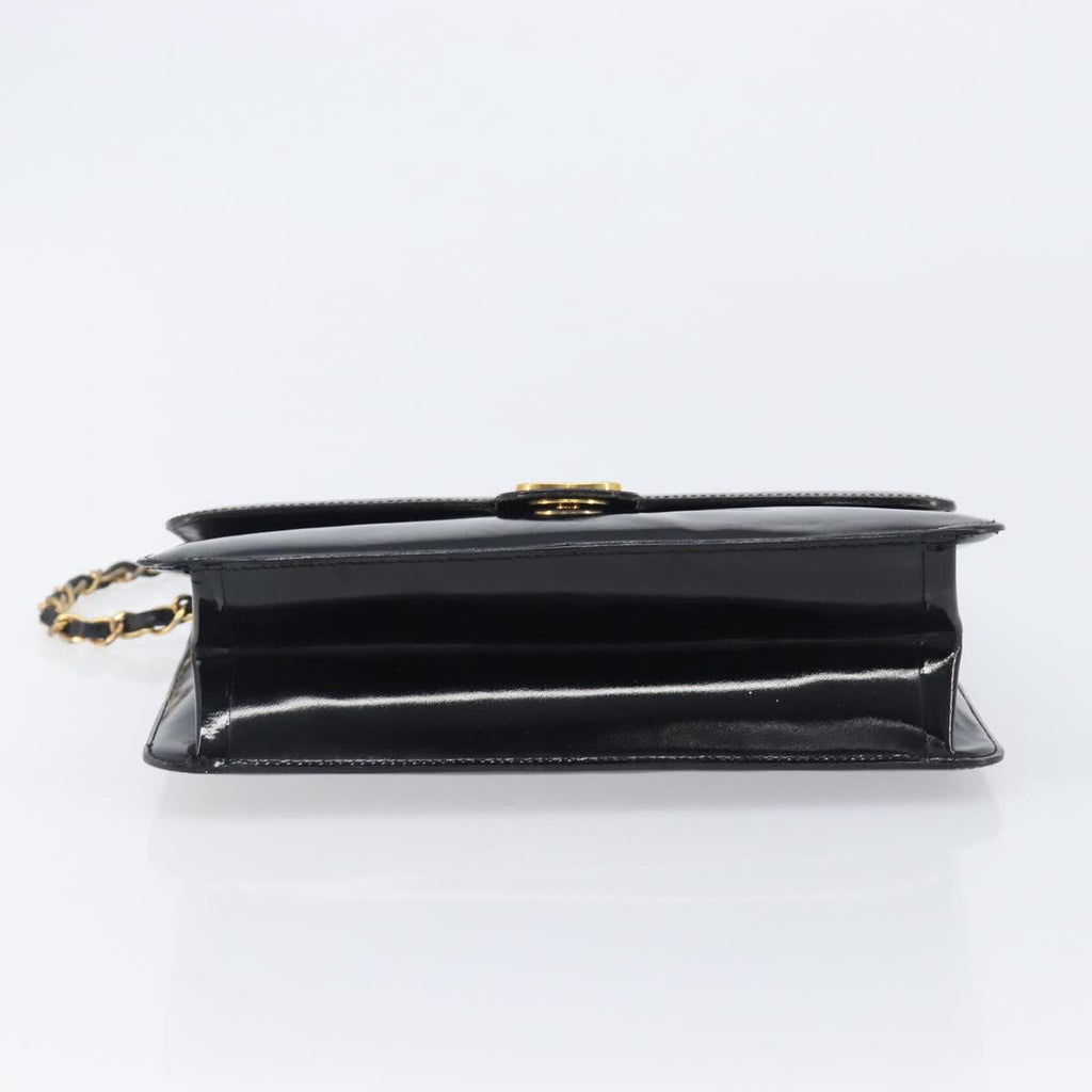 Chanel Black Patent Flap Bag