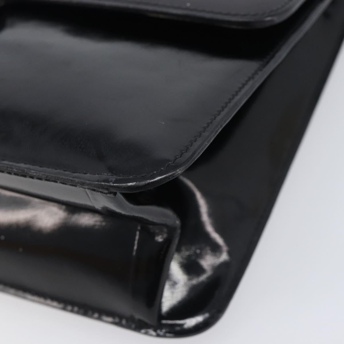 Chanel Black Patent Flap Bag