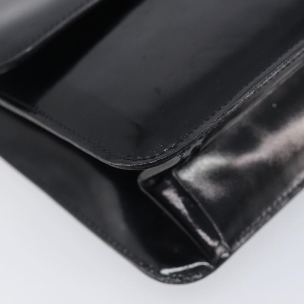 Chanel Black Patent Flap Bag