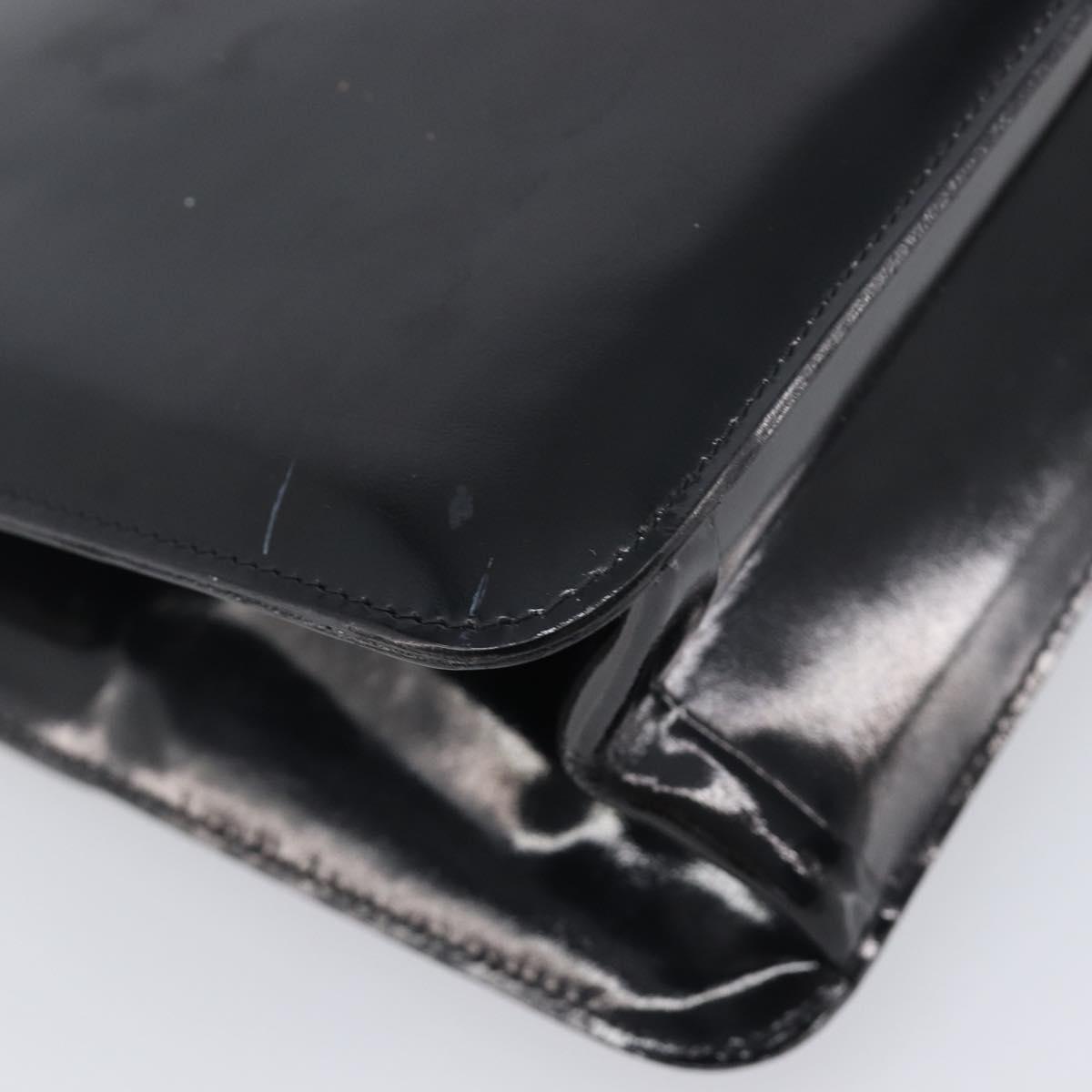Chanel Black Patent Flap Bag