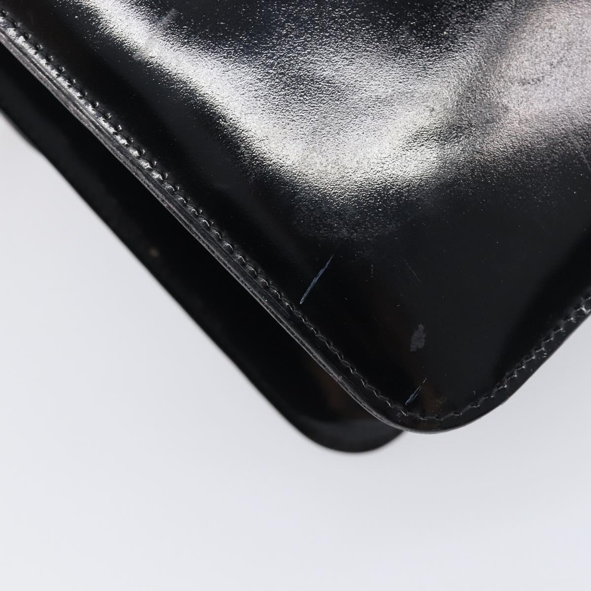 Chanel Black Patent Flap Bag