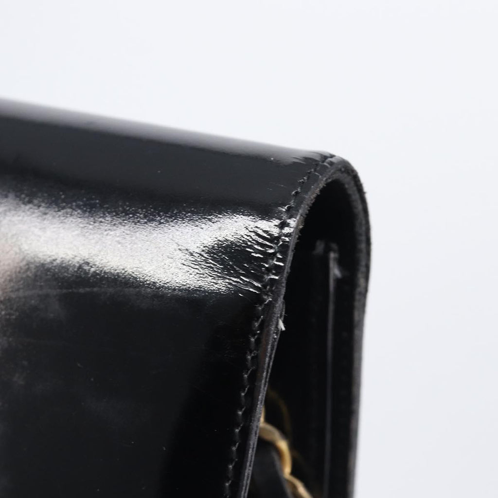 Chanel Black Patent Flap Bag