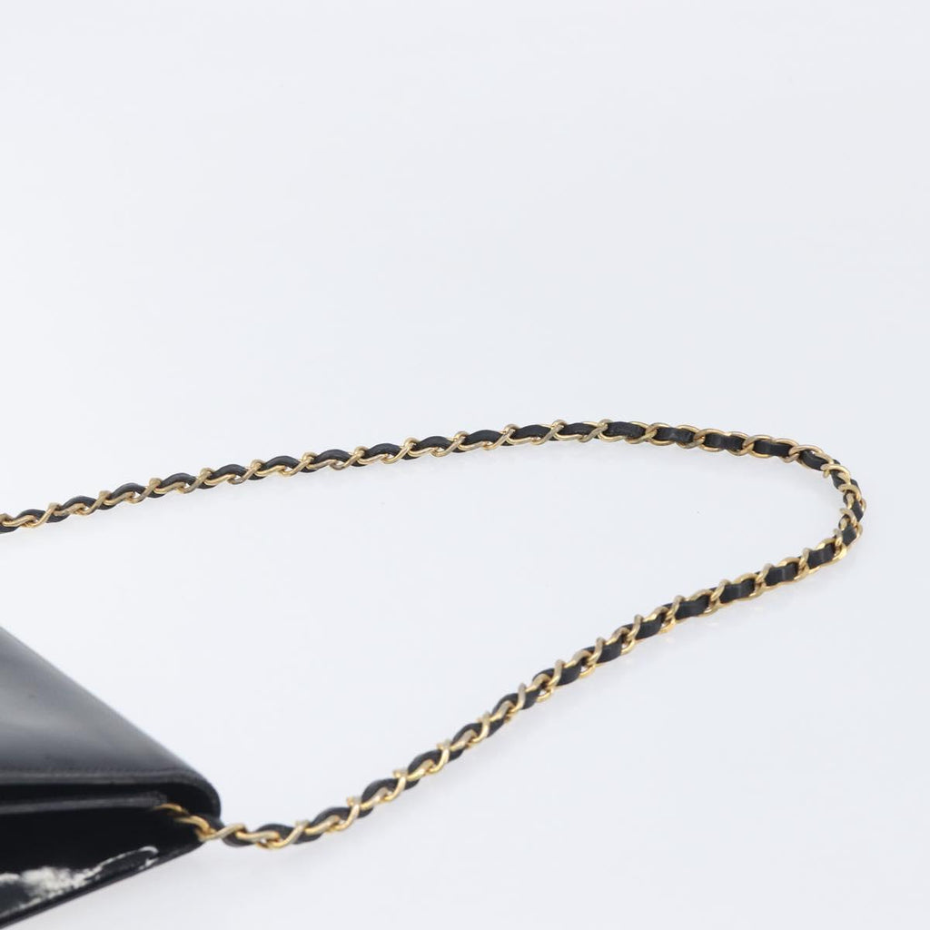 Chanel Black Patent Flap Bag