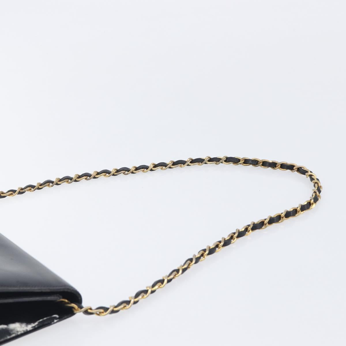 Chanel Black Patent Flap Bag