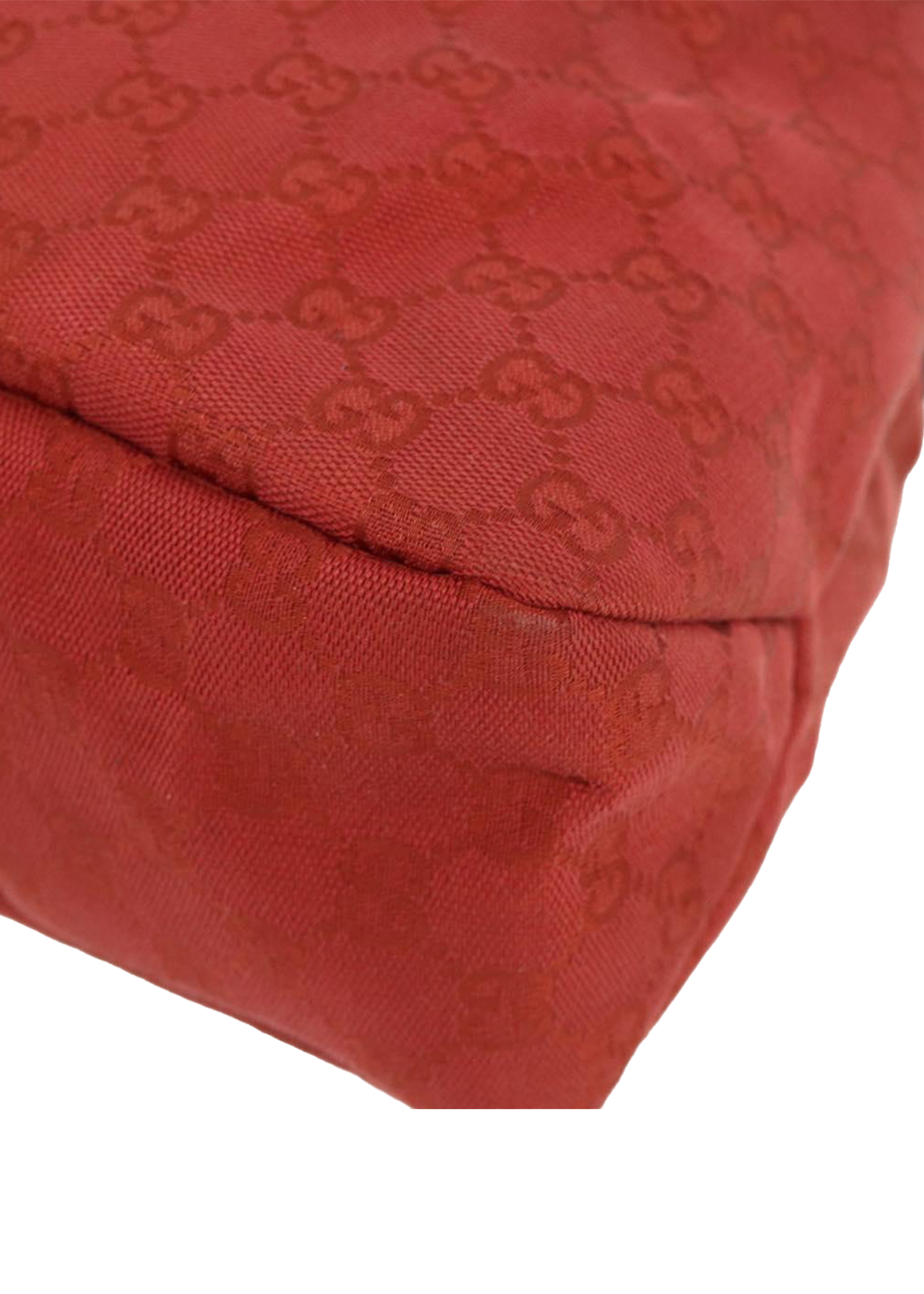 Gucci Red Horsebit Hobo Bag