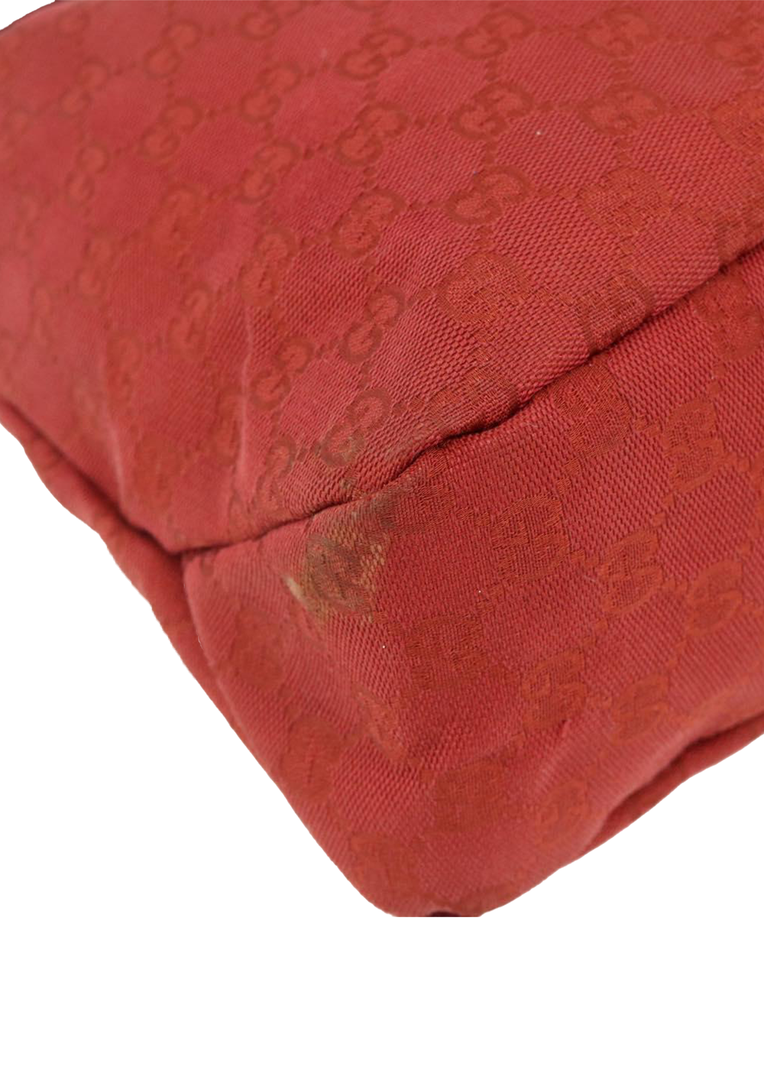 Gucci Red Horsebit Hobo Bag