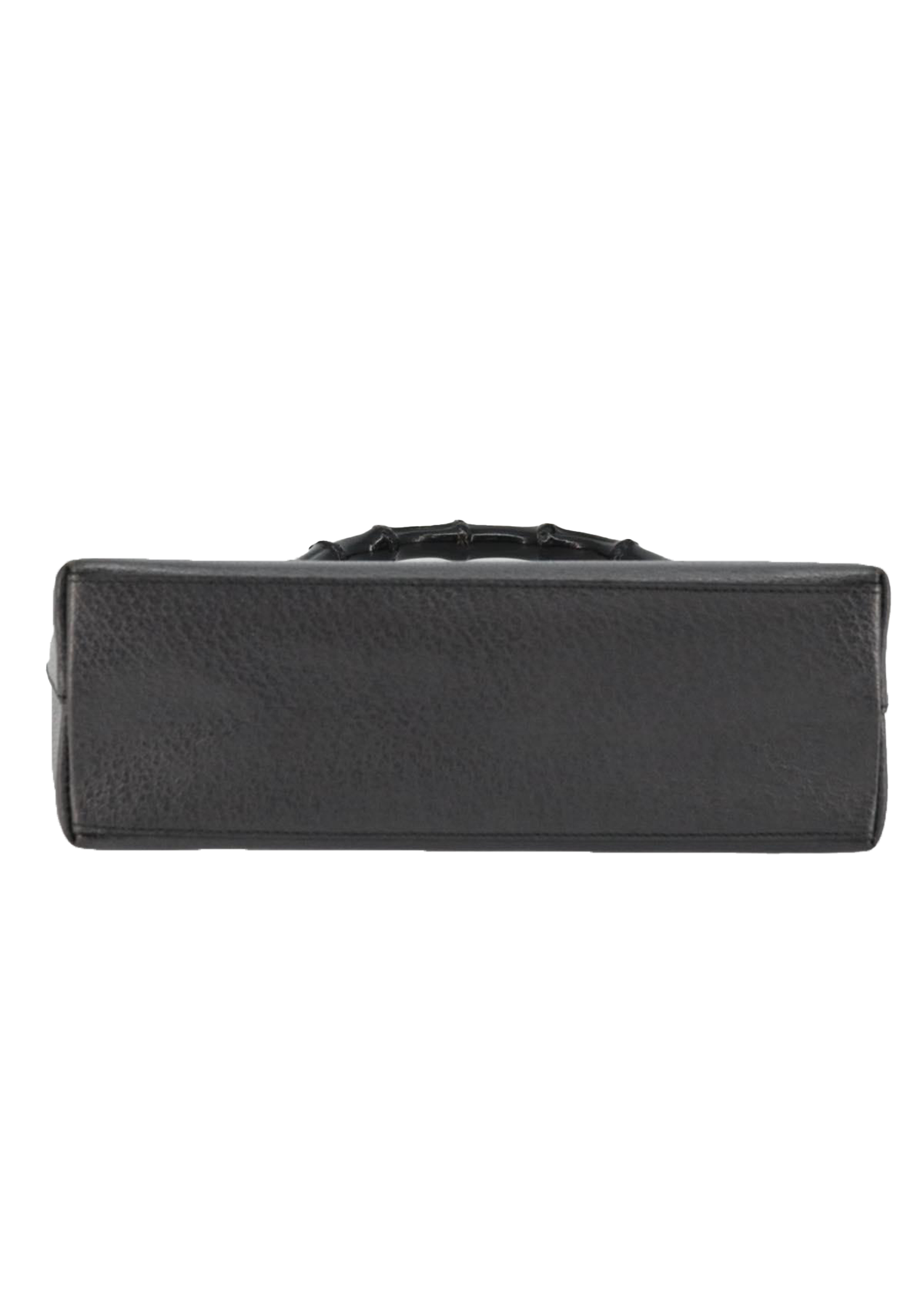 Gucci Black Bamboo Handbag
