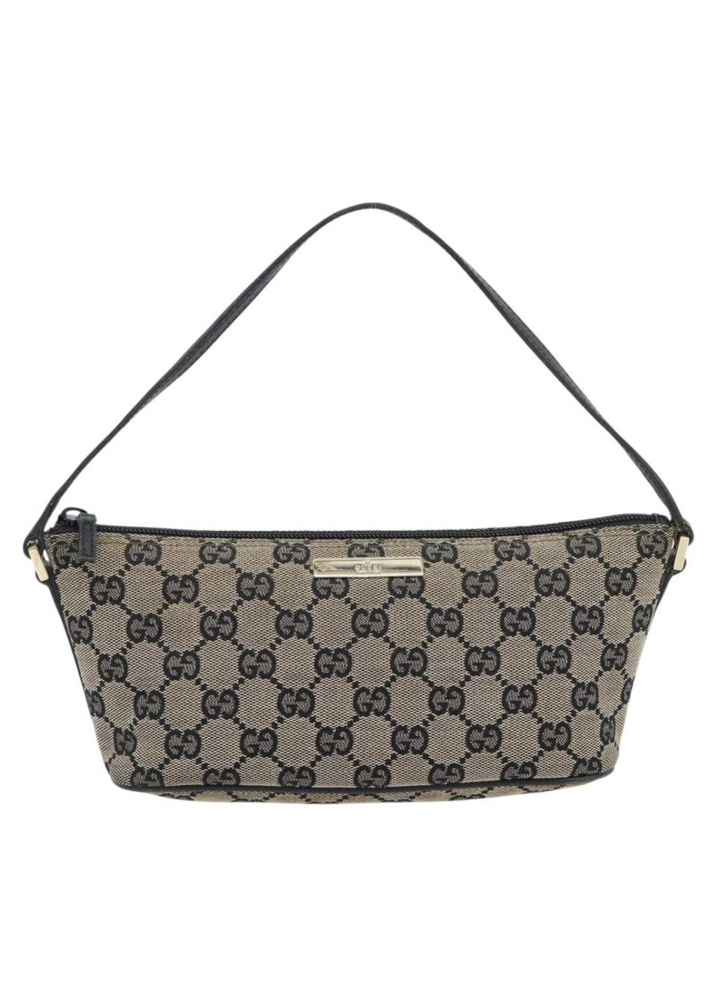 Gucci Navy Monogram Boat Pochette