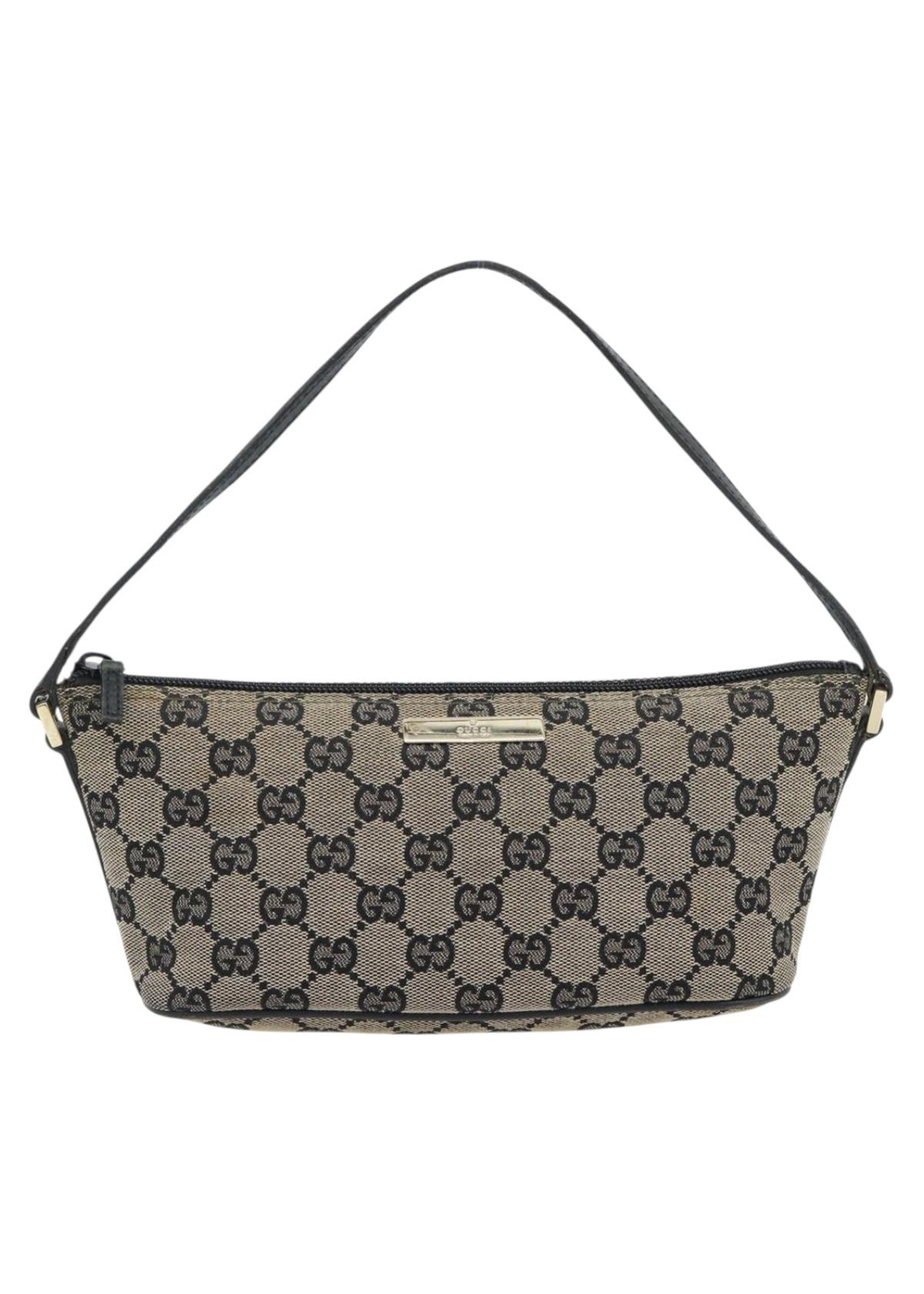 Gucci Navy Monogram Boat Pochette