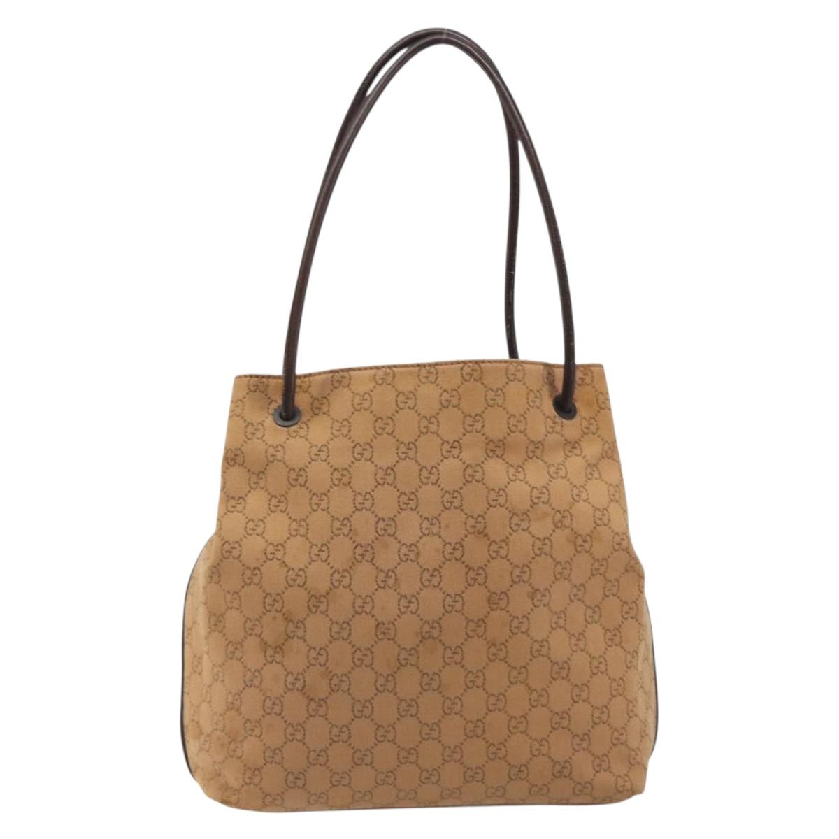 Gucci Tan Monogram Tote