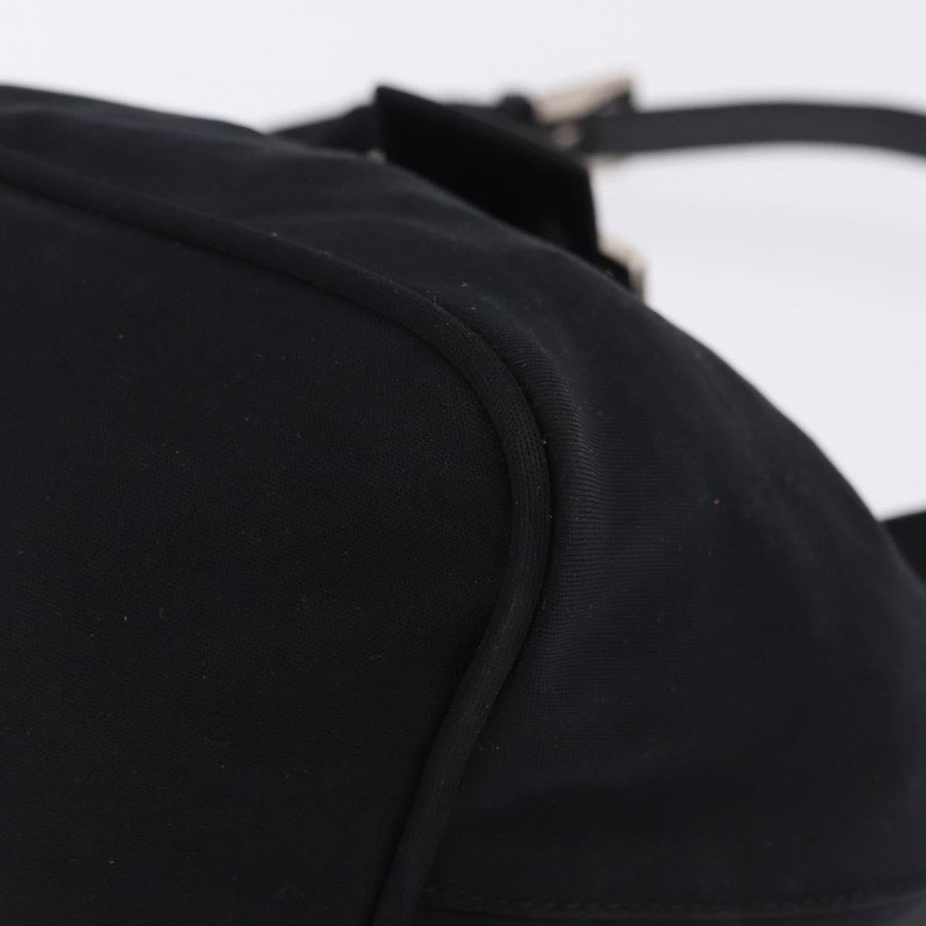 Fendi Black Rounded Baguette