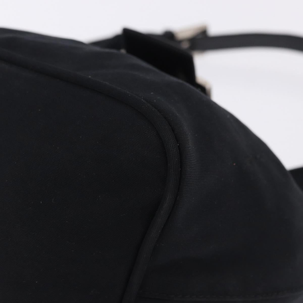 Fendi Black Rounded Baguette