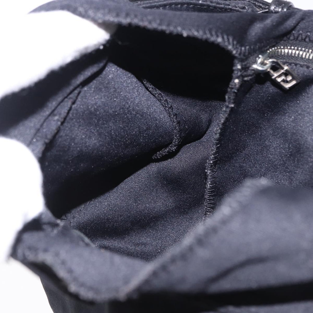 Fendi Black Rounded Baguette
