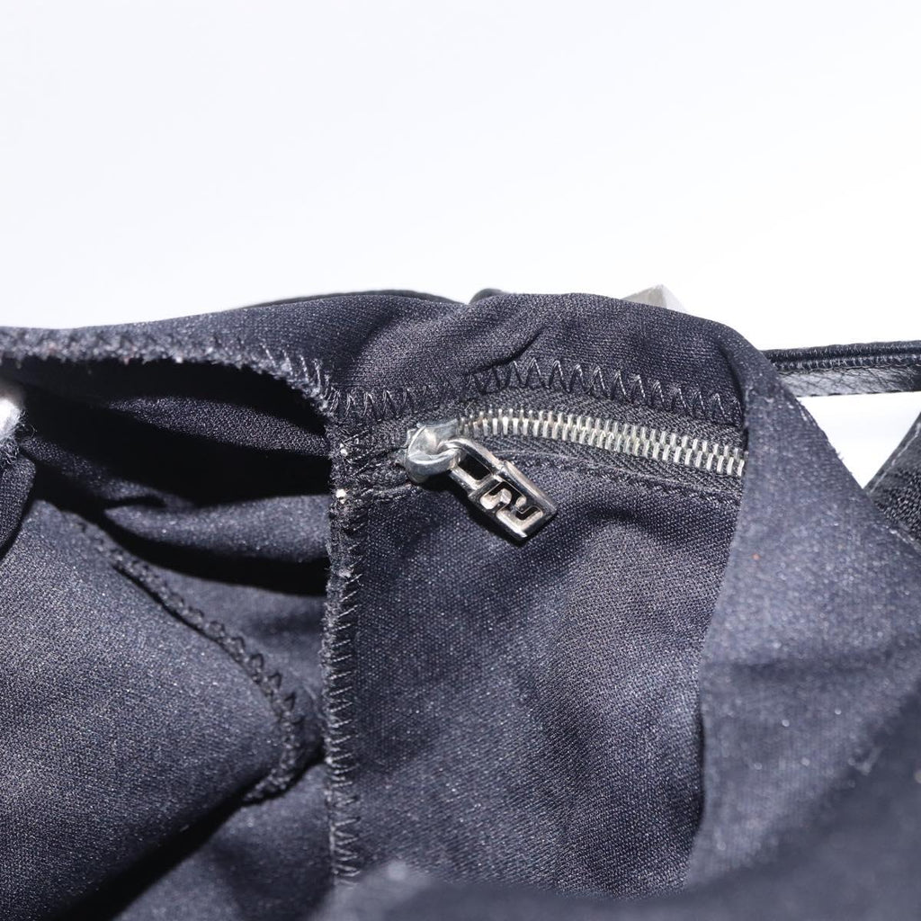 Fendi Black Rounded Baguette
