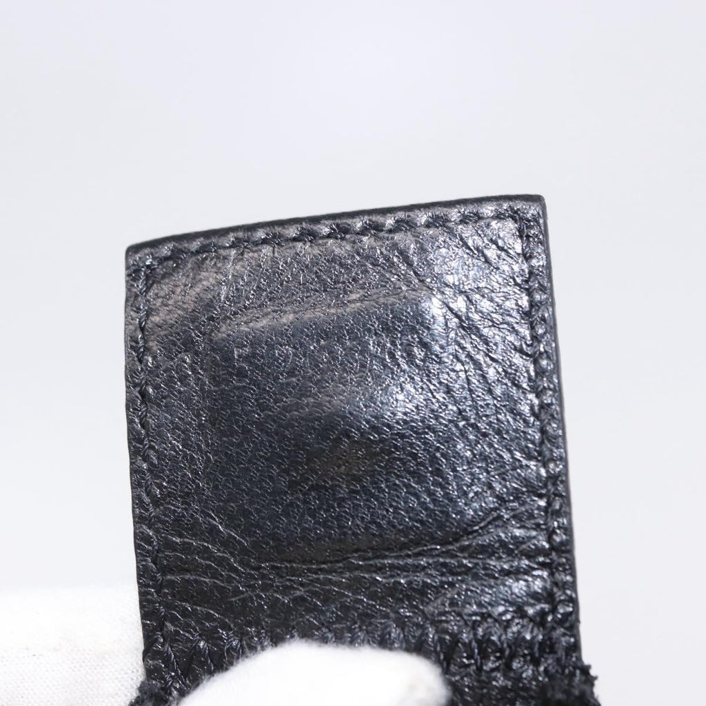 Fendi Black Rounded Baguette