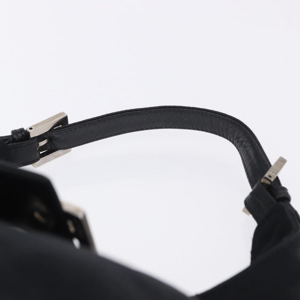 Fendi Black Rounded Baguette