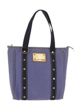 Louis Vuitton Blue Canvas Mini Tote