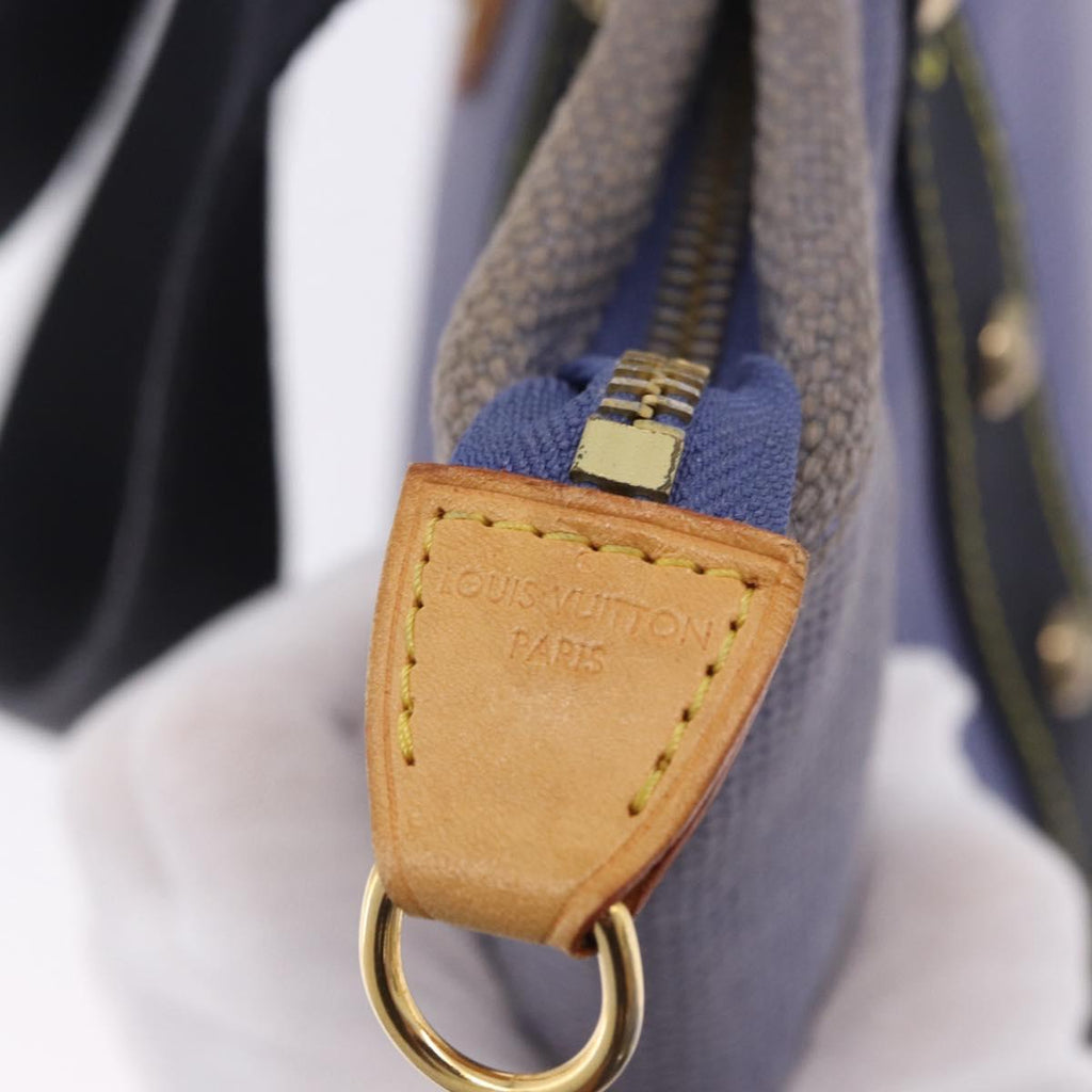 Louis Vuitton Blue Canvas Mini Tote