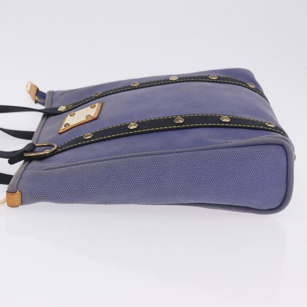 Louis Vuitton Blue Canvas Mini Tote