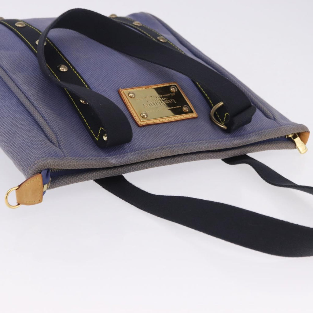 Louis Vuitton Blue Canvas Mini Tote