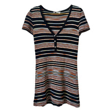 Load image into Gallery viewer, Missoni Black and Orange T-shirt Dress
