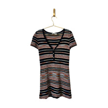 Load image into Gallery viewer, Missoni Black and Orange T-shirt Dress

