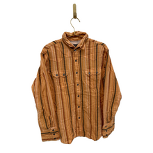 Load image into Gallery viewer, Burberry Orange Striped Button Down
