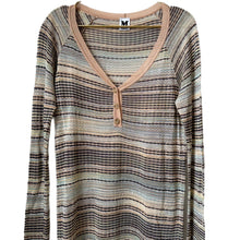 Load image into Gallery viewer, Missoni Neutral Long Sleeve Mini Dress
