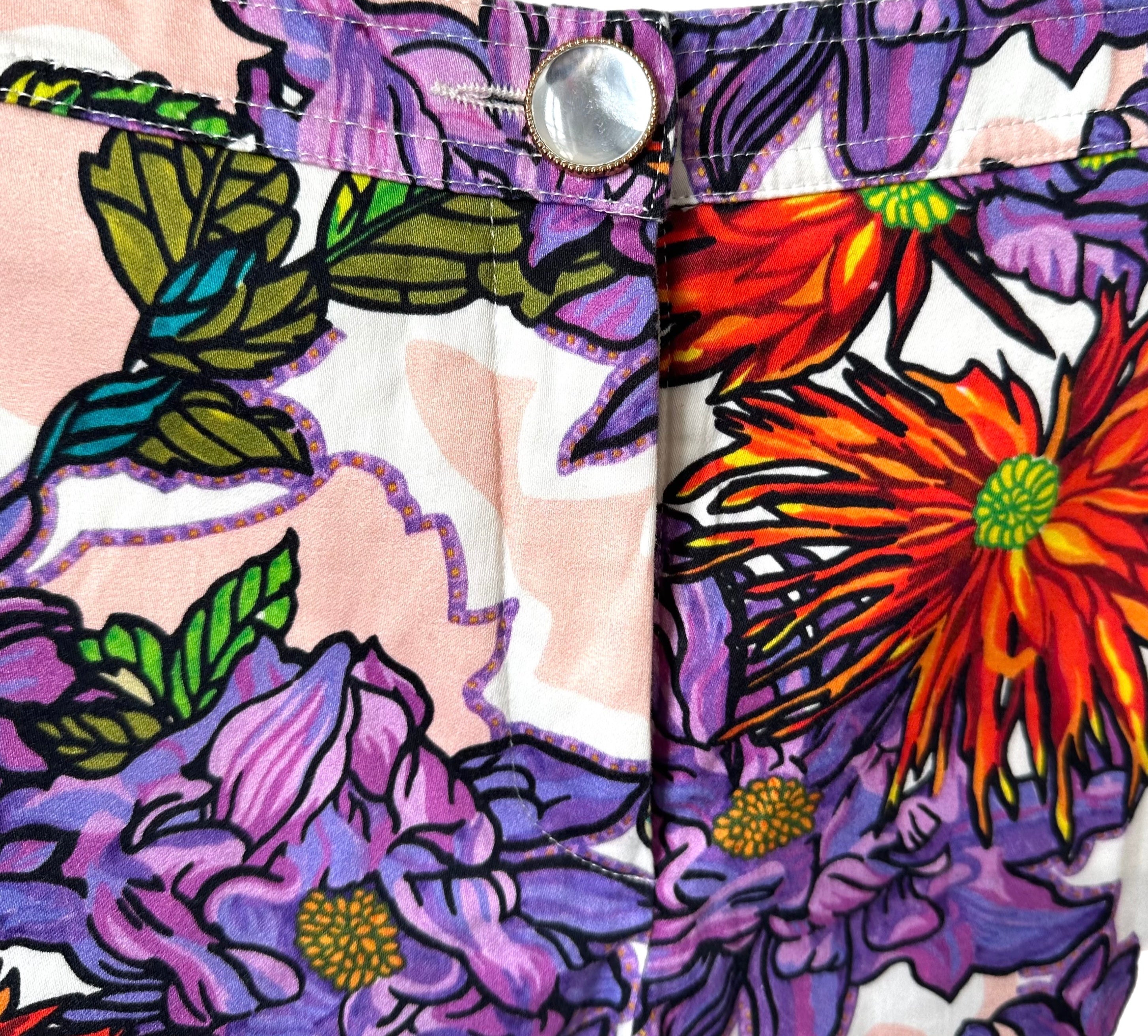 Blumarine Floral Shorts