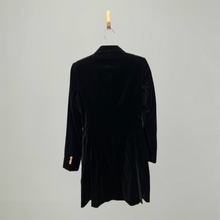 Load image into Gallery viewer, Black Velvet Coat
