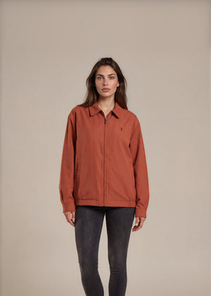 YSL Burnt Orange Harrington Jacket