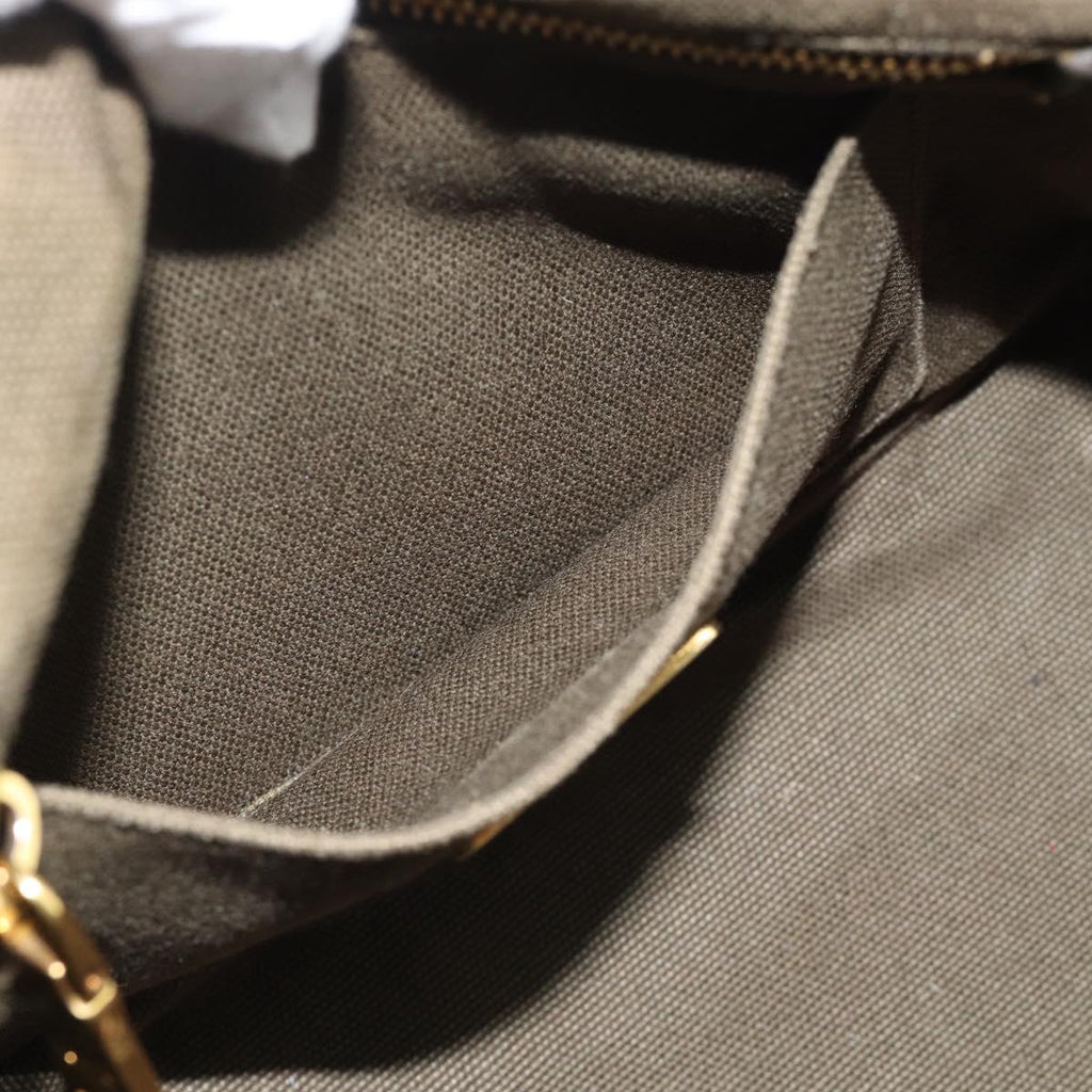 Prada Green Canapa Tote