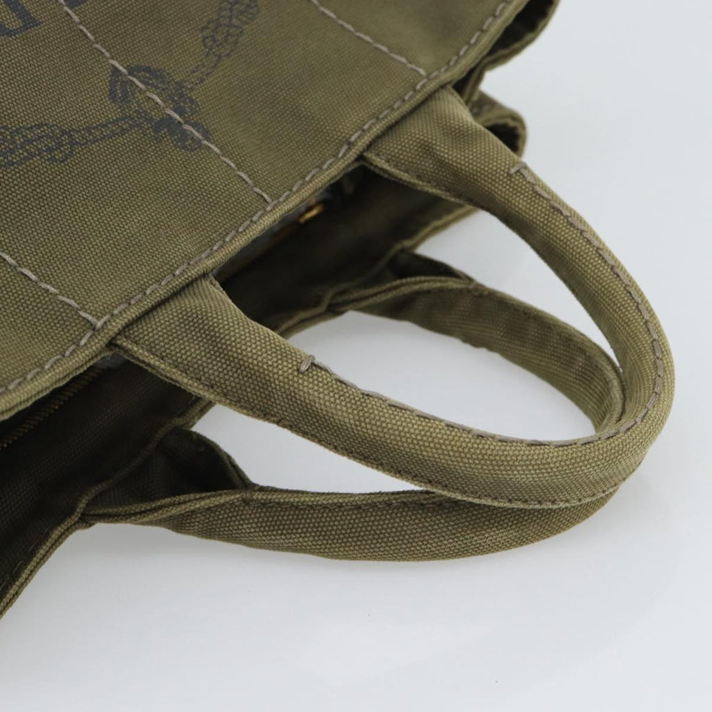 Prada Green Canapa Tote