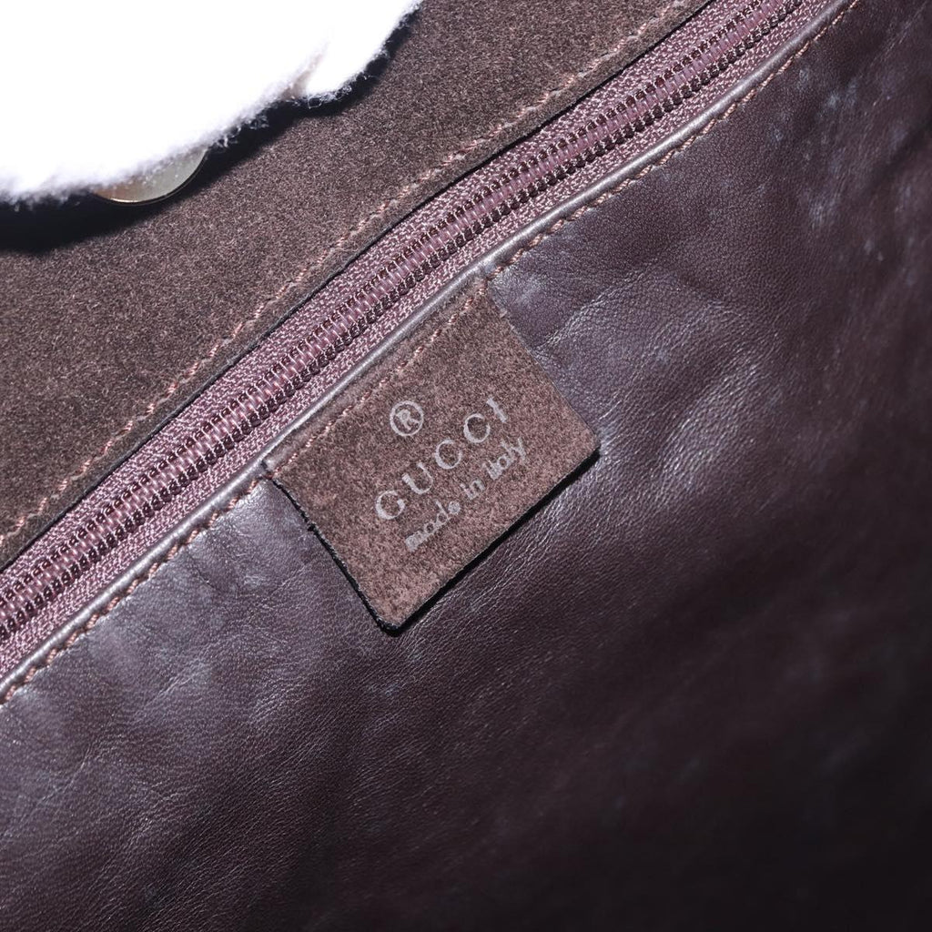 Gucci Tom Ford Brown Suede Tote