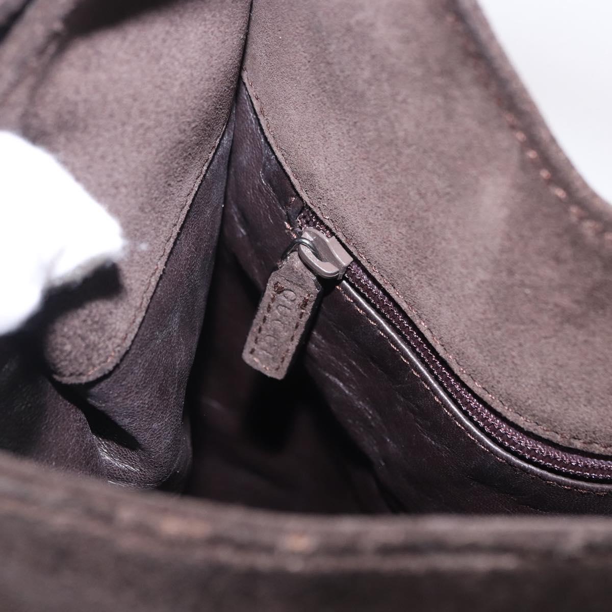Gucci Tom Ford Brown Suede Tote