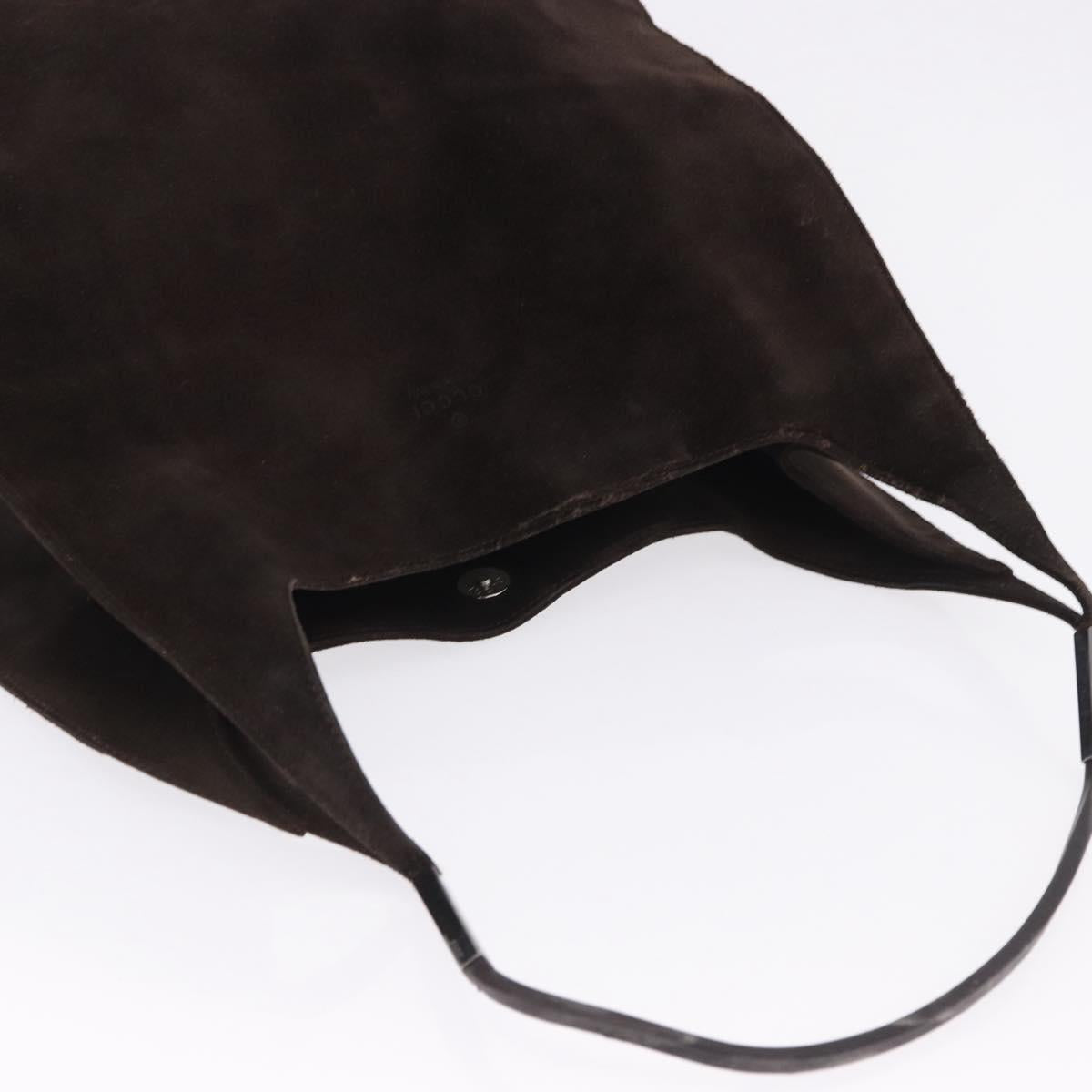 Gucci Tom Ford Brown Suede Tote