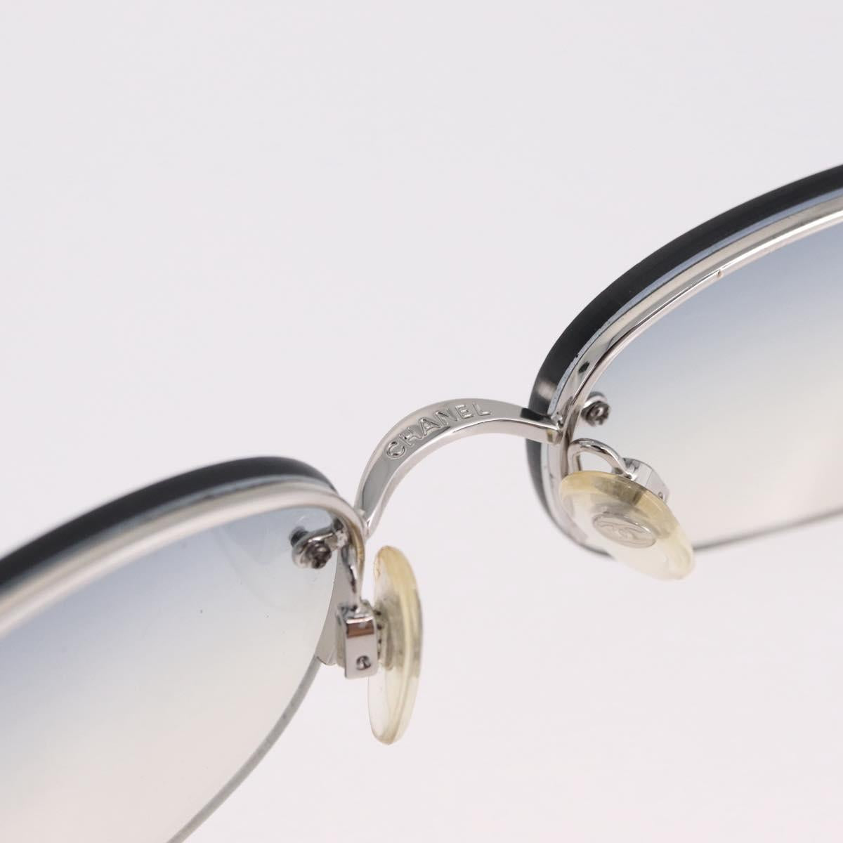 Chanel Blue Tinted Rimless Sunglasses