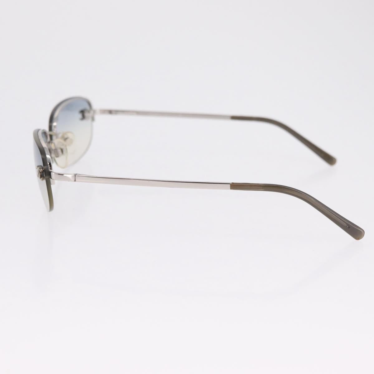 Chanel Blue Tinted Rimless Sunglasses